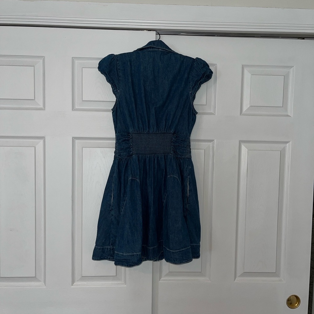 Free People Chester Denim Button-Down Dress - Picture 4 of 13